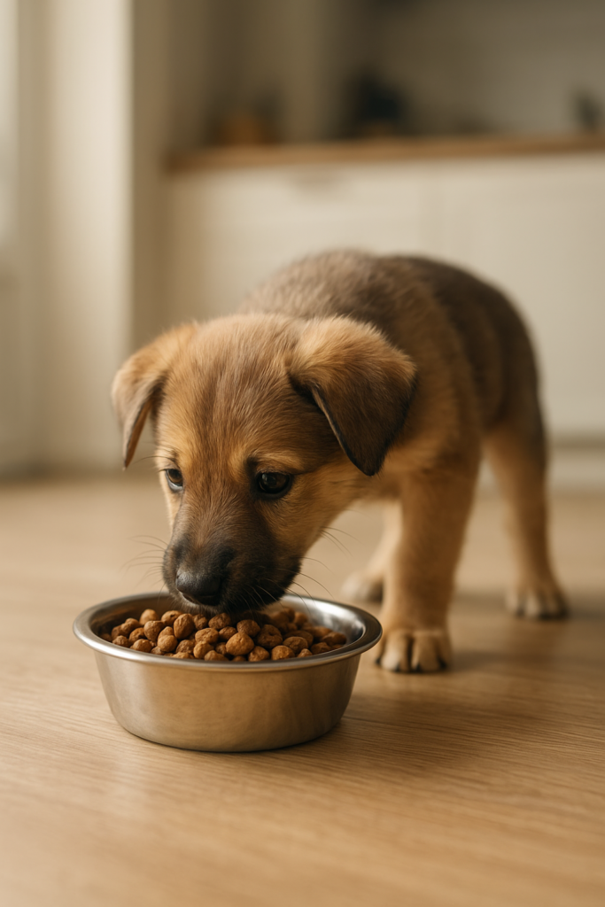 Alimentation du chiot selon l&rsquo;âge : guide complet