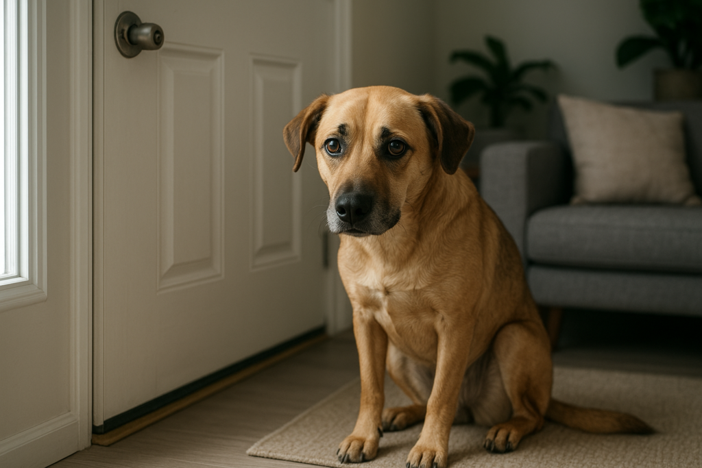 Symptômes anxiété séparation chien : les reconnaître