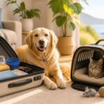 Départ en vacances avec un animal : partir avec lui ou le faire garder sans le stresser