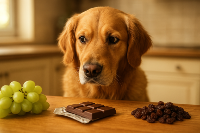Aliments toxiques pour chien : liste noire et réflexes d'urgence