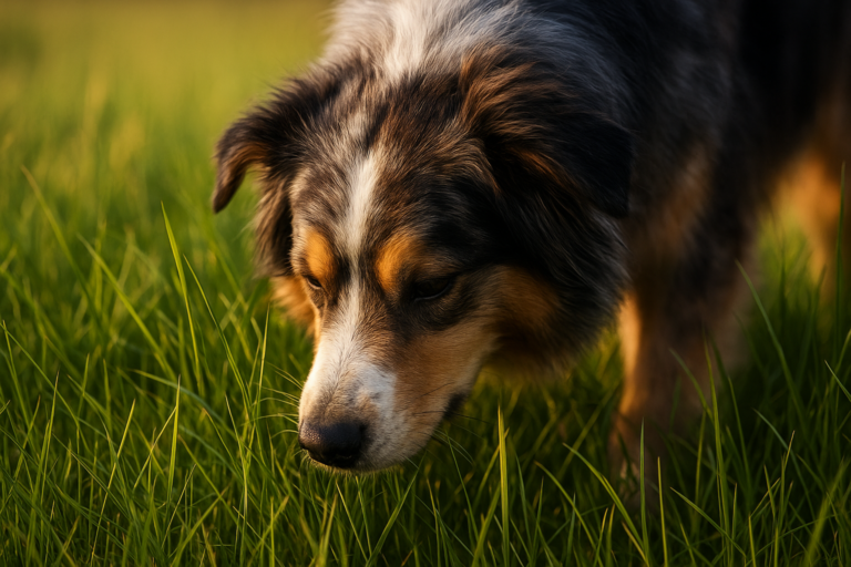 Pourquoi mon chien mange de l'herbe : causes et alertes